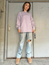 ロングシャギービッグニットトップス
